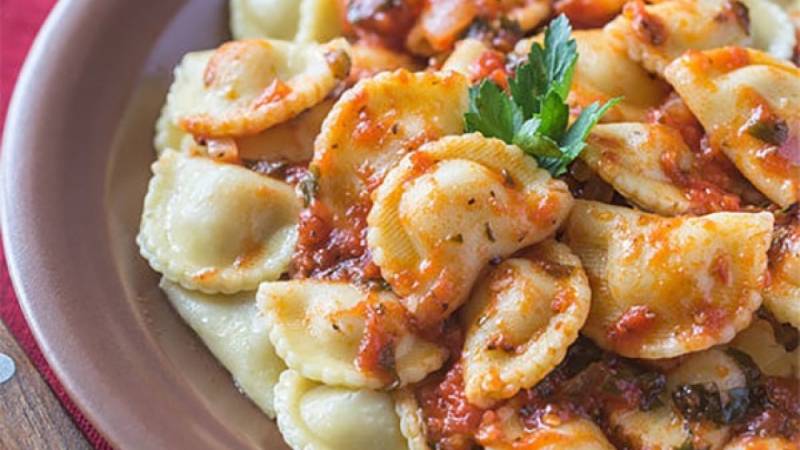 غذای ایتالیایی - راویولی